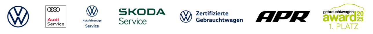 VW - Audi Service - VW Nutzfahrzeuge Service - Skoda Service - VW Zertifizierte Gebrauchtwagen - APR - Gebrauchtwagenaward 2025 1. Platz