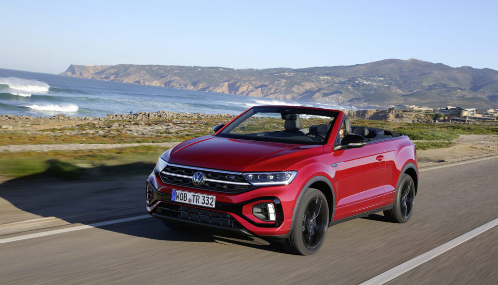 t-roc cabriolet bei stricker volkswagen t-roc cabriolet vw cabrio leasing sommer angebot bestellaktion troc cabrio r-line rline sportlich black style schaltgetriebe led-scheinwerfer privatkunden angebot top leasing leasingdeal autohaus stricker horn-bad meinberg detmold lippe paderborn höxter steinheim vw partner autohändler